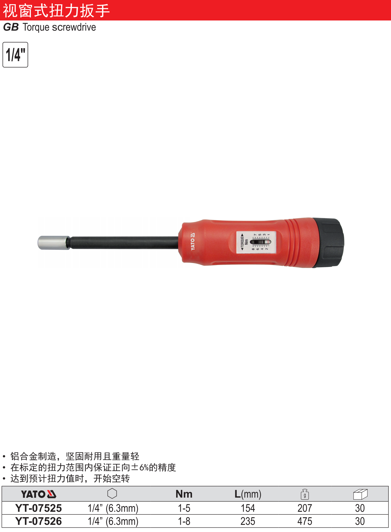 视窗式扭力扳手