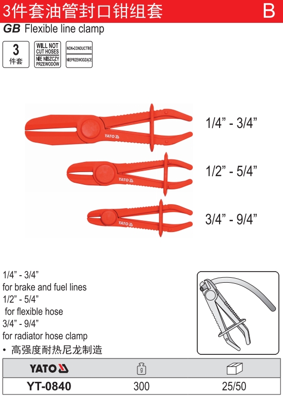 油管封口钳组套