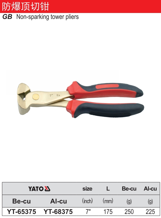 防爆顶切钳-铝铜