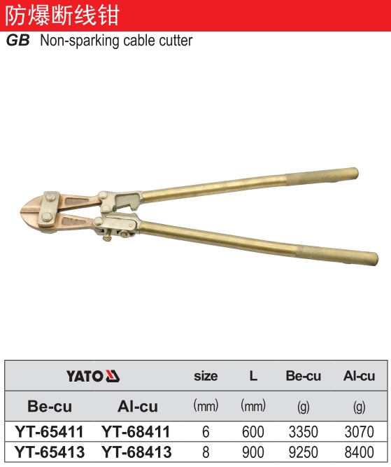 防爆断线钳-铍铜