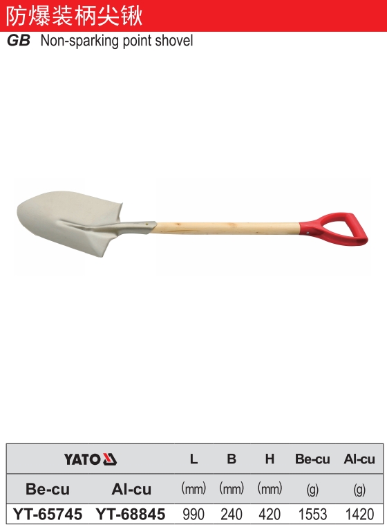防爆尖锹-铍铜