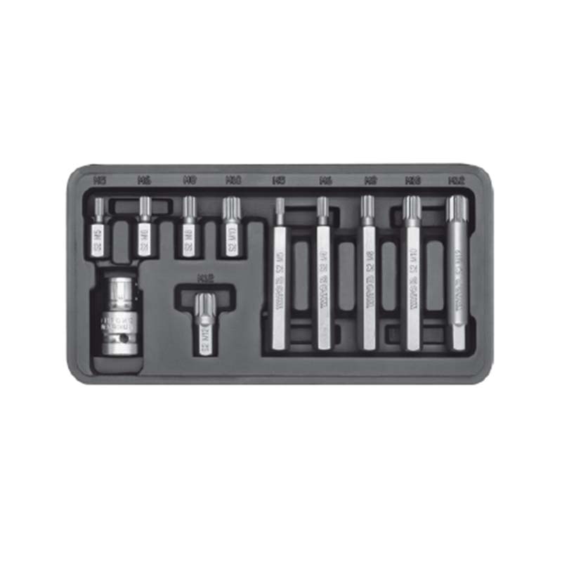 10MM十二角旋具头组套