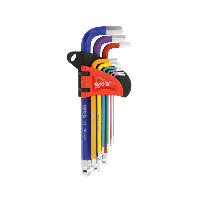 彩虹系列球头内六角扳手组套