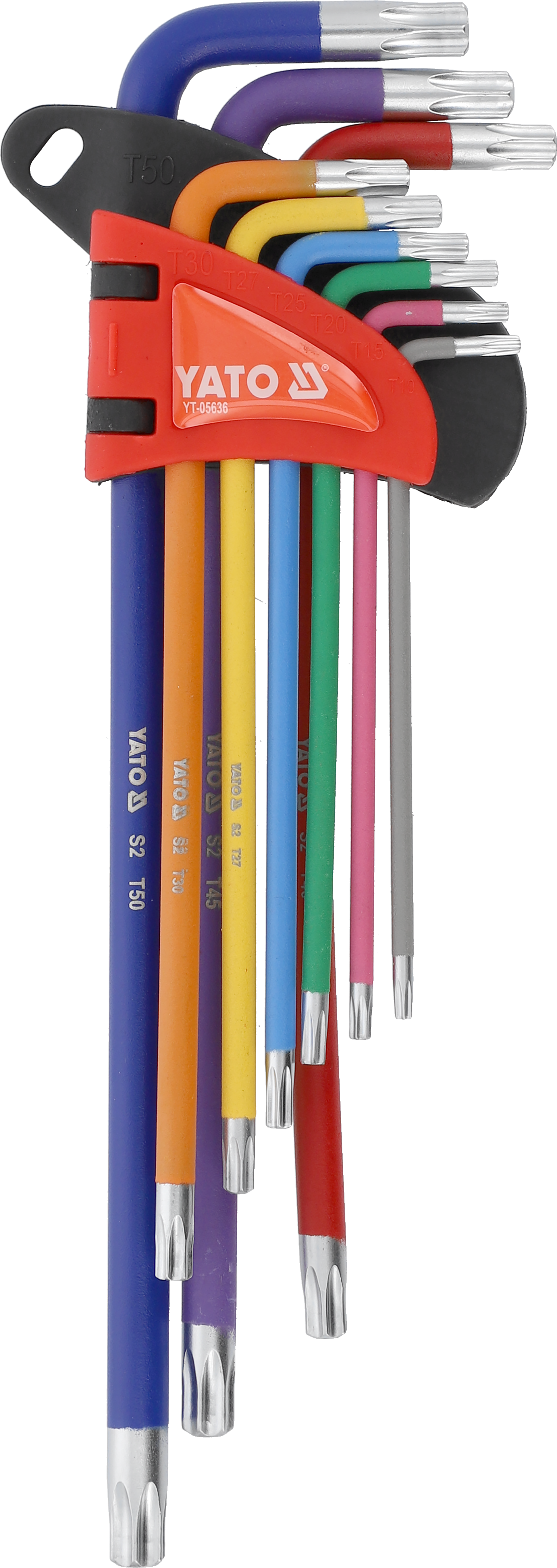 彩虹系列特长星型内六角扳手组套