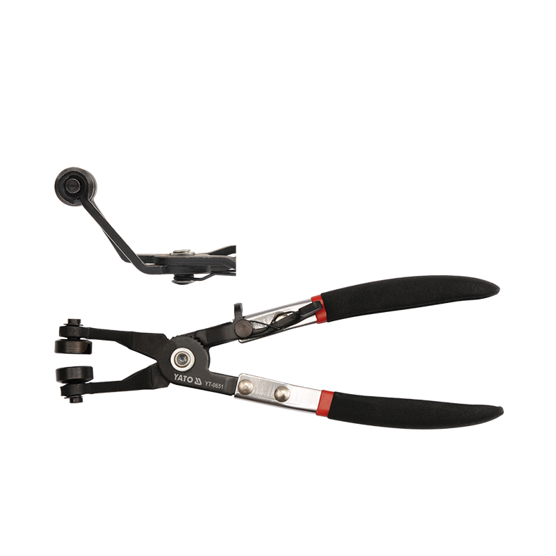 弯嘴管箍拆装钳