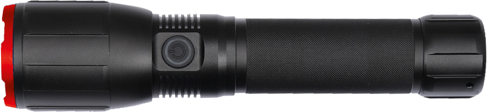 锂电大功率强光可调焦手电筒