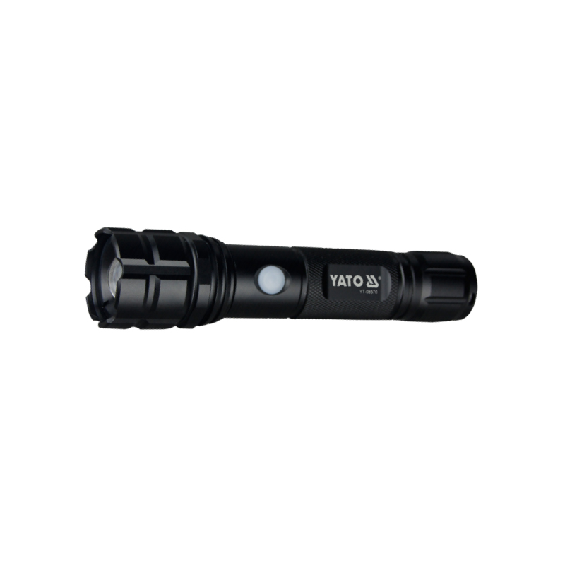 工业用多功能强光可调焦数据线直充手电筒