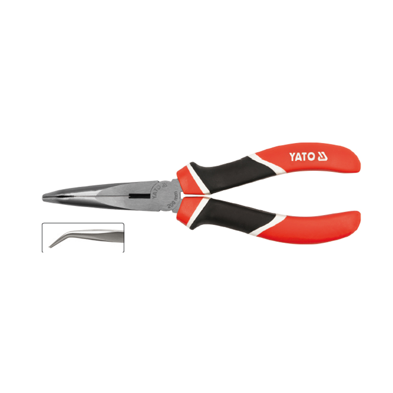三色柄弯嘴钳
