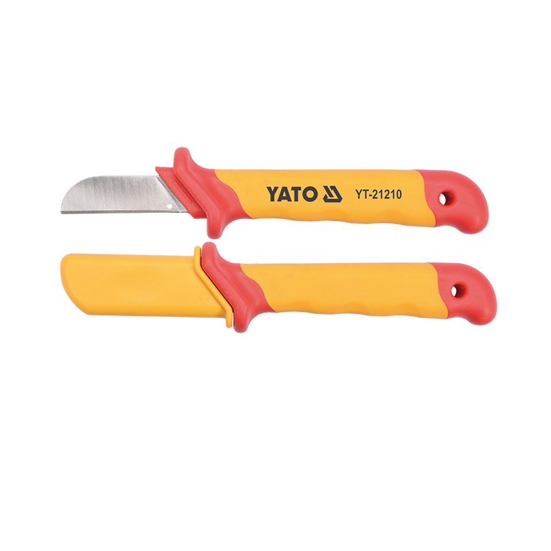 双色直刃式绝缘电工刀