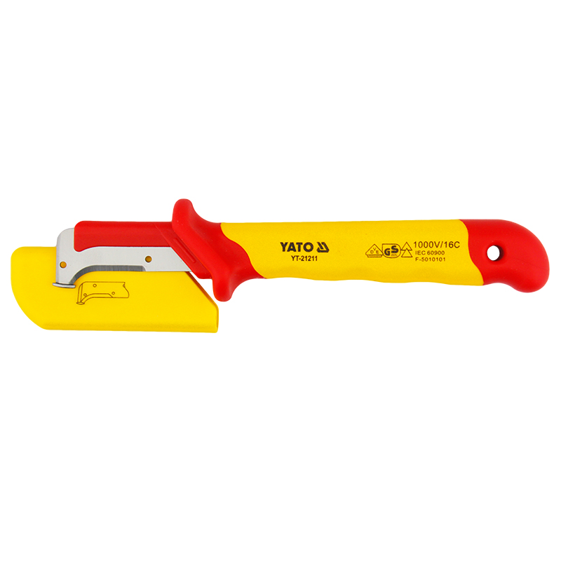 双色防护式绝缘电工刀