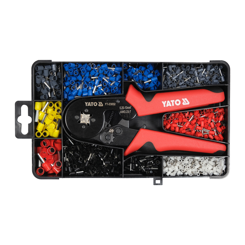 管状端子棘轮压线钳组套