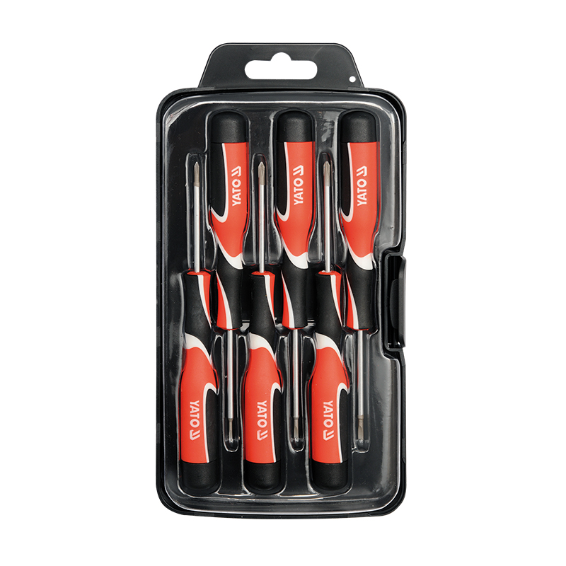 三色柄钟表螺丝批组套