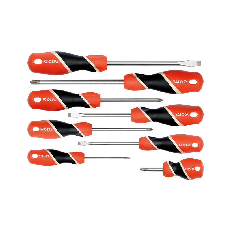 三色柄螺丝批组套