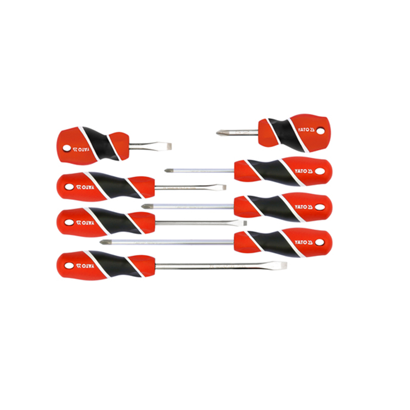 三色柄螺丝批组套