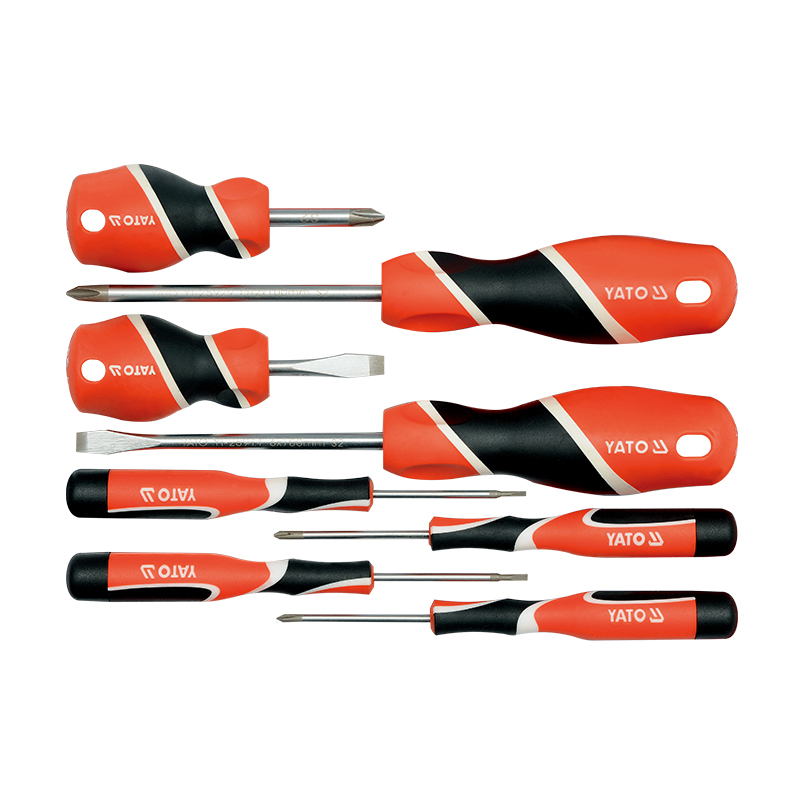 三色柄螺丝批组套