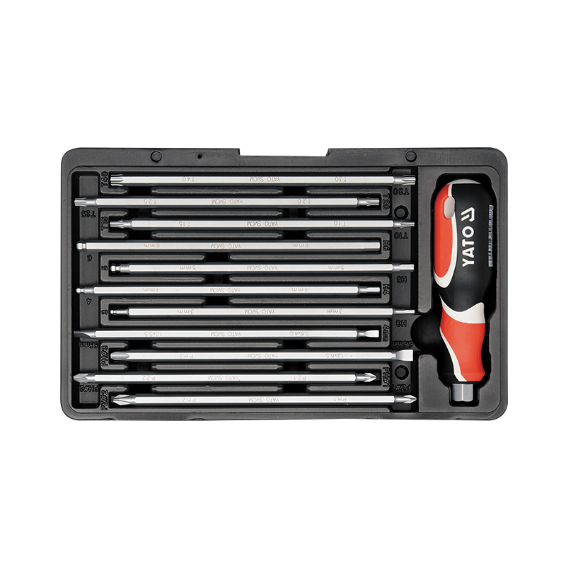 22合一航空级三色柄螺丝批组套