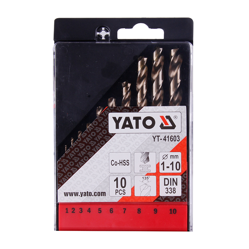 全磨制含钴麻花钻组套