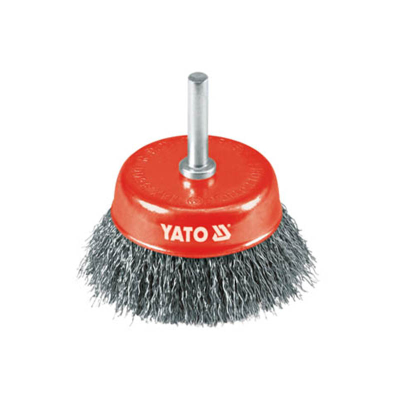 带杆碗型曲丝钢丝轮