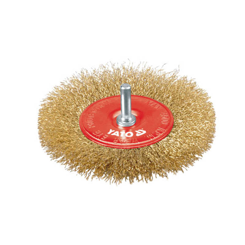 带杆平型曲丝钢丝轮