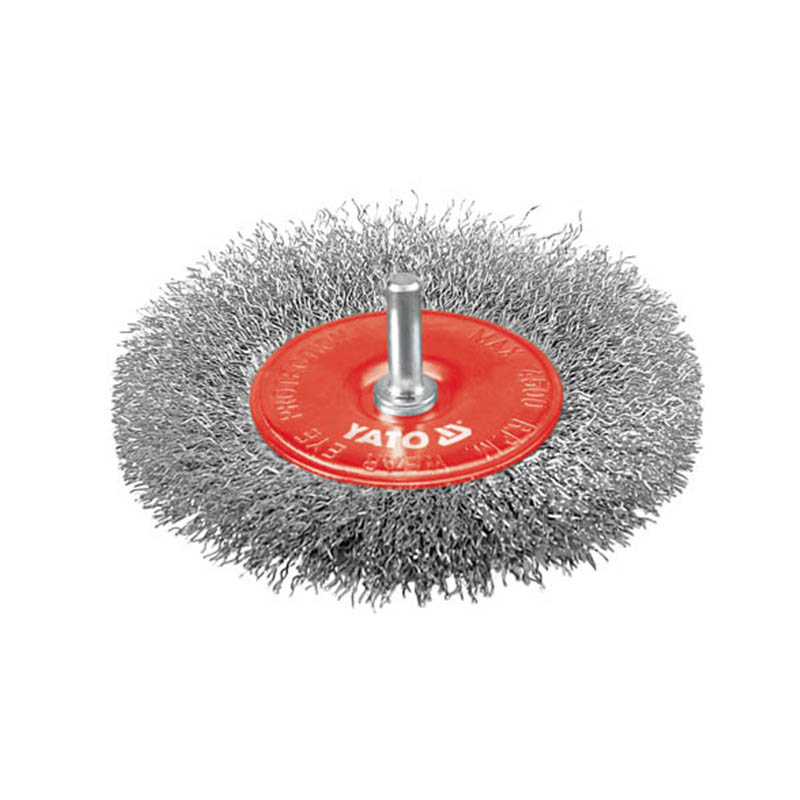 带杆平型曲丝钢丝轮