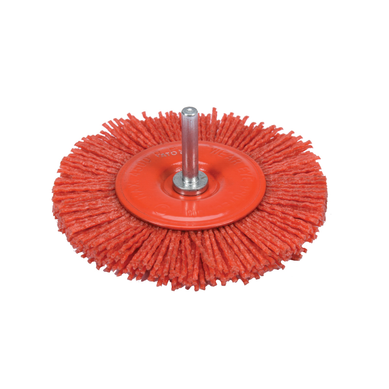 带杆平型尼龙钢丝轮