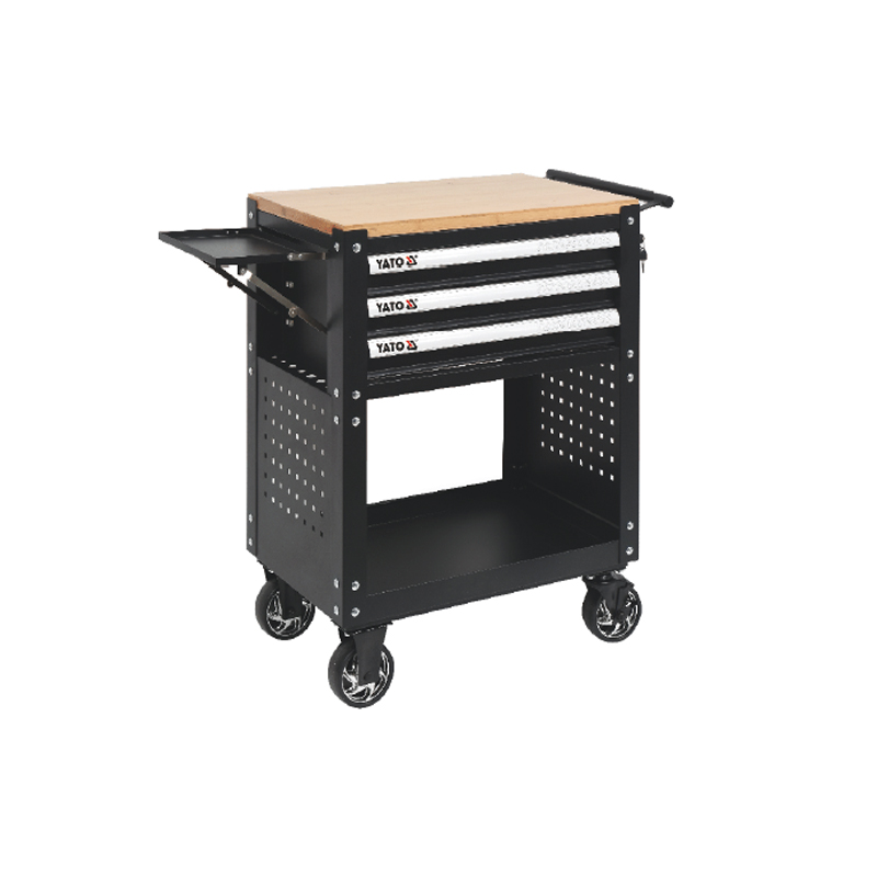 3抽屉工具车