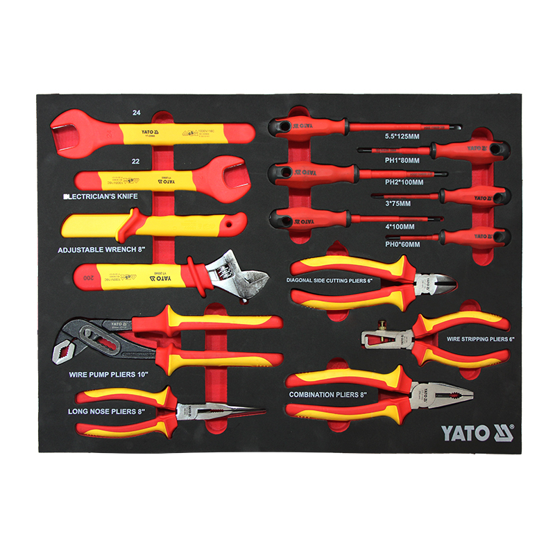 15件套绝缘工具托盘