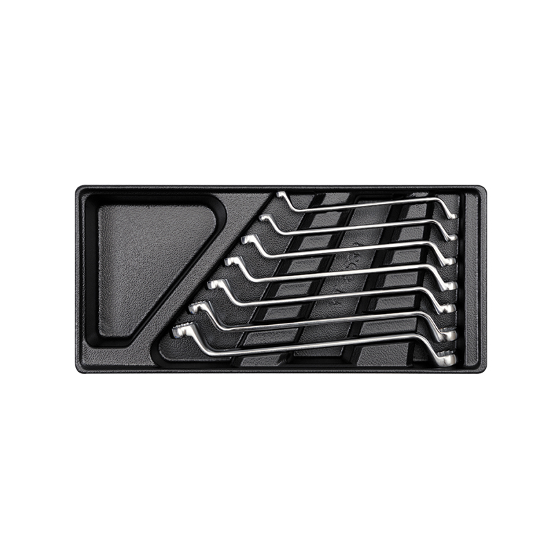 双头高颈梅花扳手托盘组套