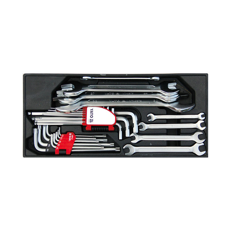 双开口扳手及内六角托盘组套