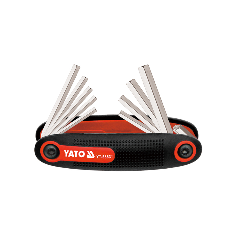 高档英制折叠内六角扳手组套