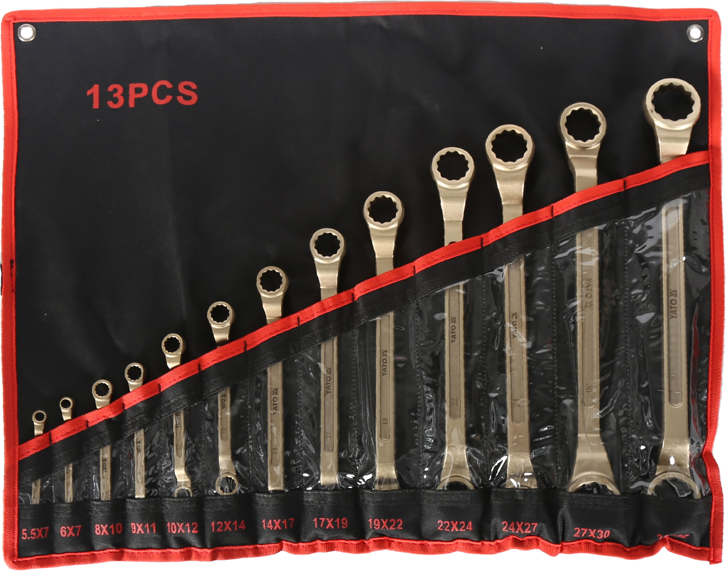 防爆双头梅花扳手组套-铍铜