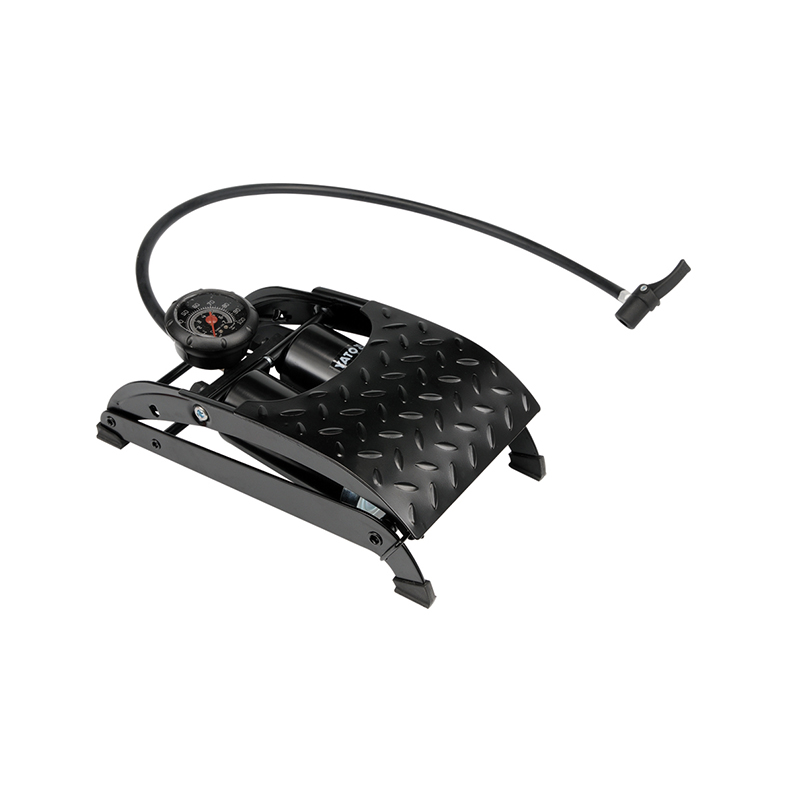 脚踏式双管打气筒